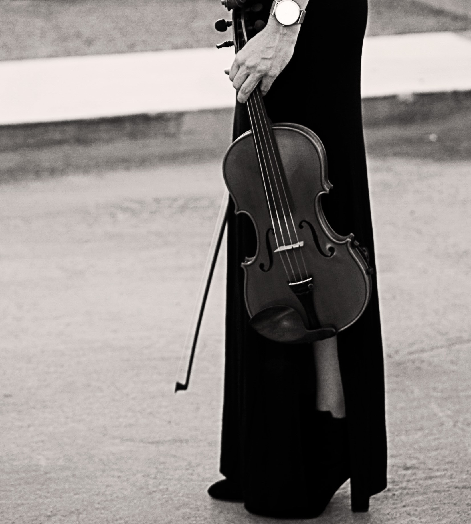 Kim Weston and violin